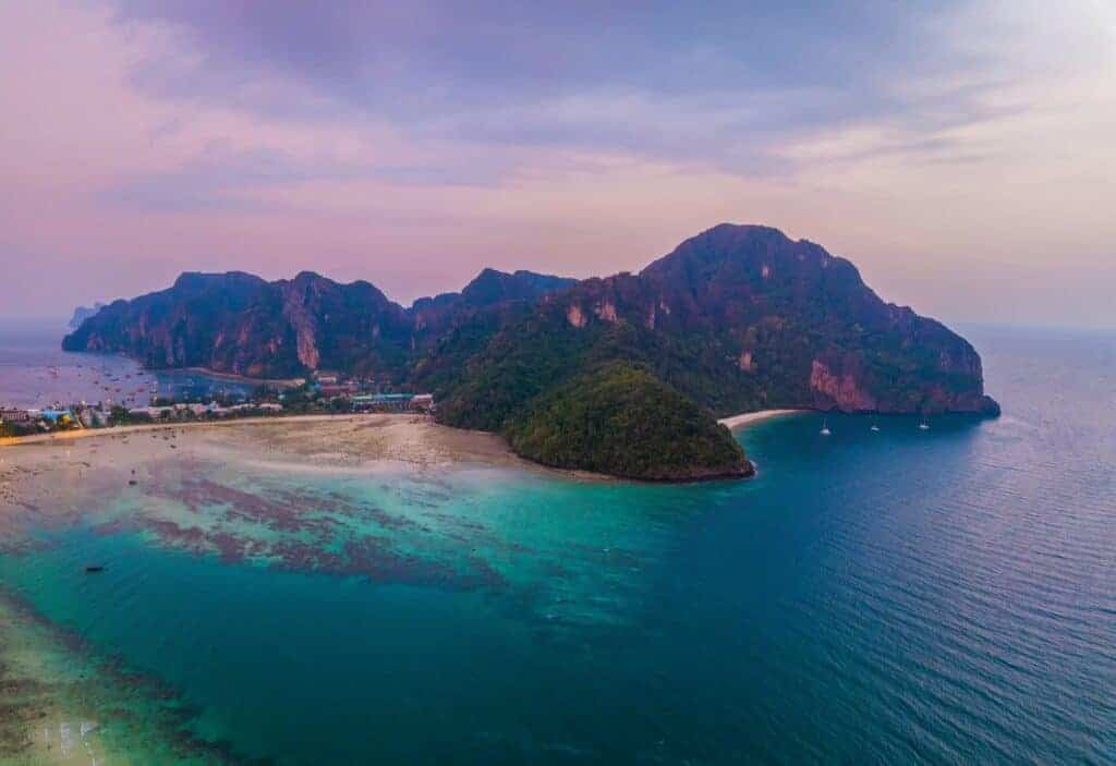 Sea, beach for travel background, Thailand. Nature landscape.